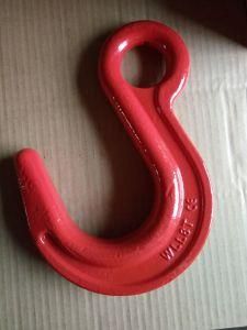 Spray Painting Large Crane Hooks for Sale 12.5t