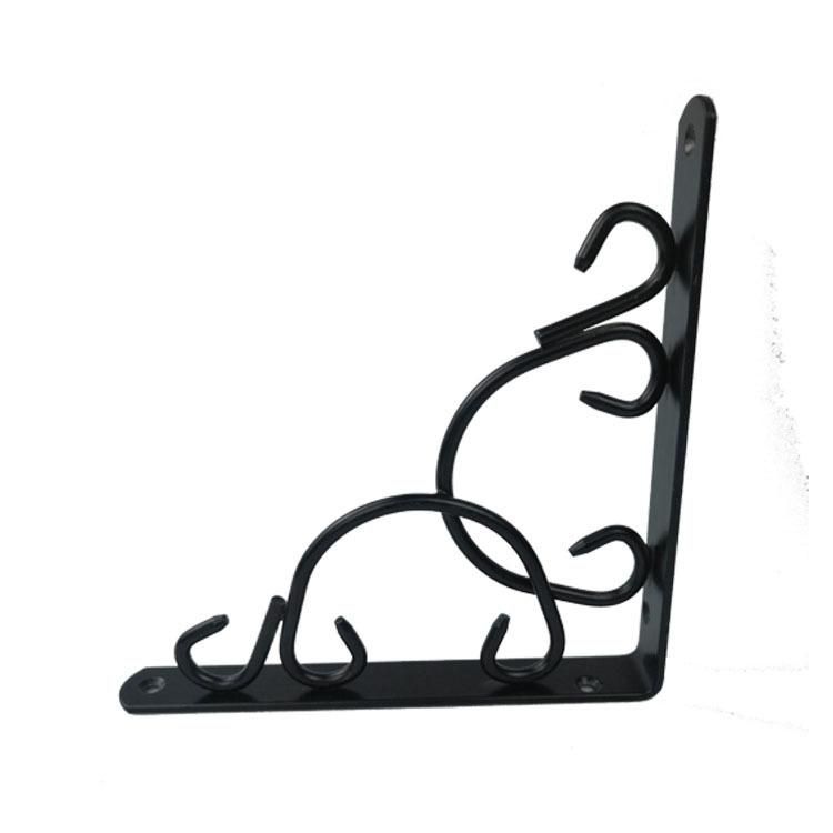 Decorative Wall Mount Display Plant 190*190*25*2mm Heavy Duty L Brackets