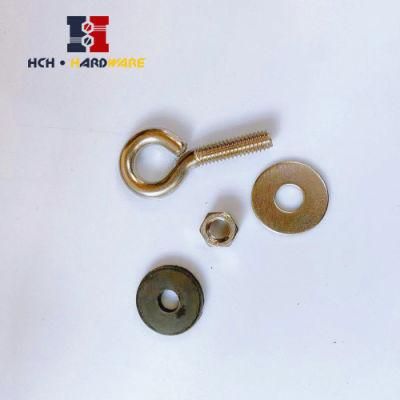 Stainless Steel Eye Bolts J Bolt and Nut Machine Hardware