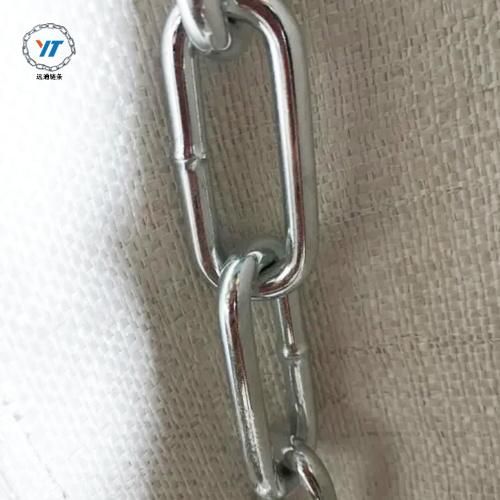 Galvanized Welded DIN5865c Long Steel Link Chain for Sale