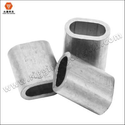 En13411-3 Oval Sleeve Aluminum Crimp Wire Rope Sling Ferrule