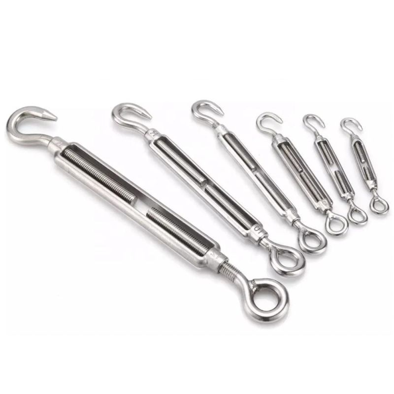 High Quality Eye and Hook Type Stainless Steel 304 Turnbuckle