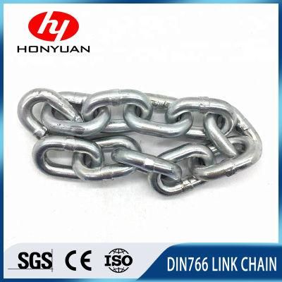 DIN766 DIN764 DIN763 DIN5685A DIN5685c Galvanized Hot DIP Welded Steel Short Link Chain