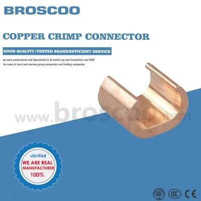 Earthing Conductor Connection Electric Copper C Clamp