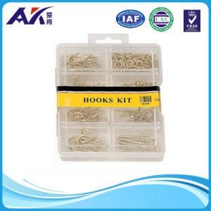 PP Box Packing Assorted Brass Plated Screw Hook