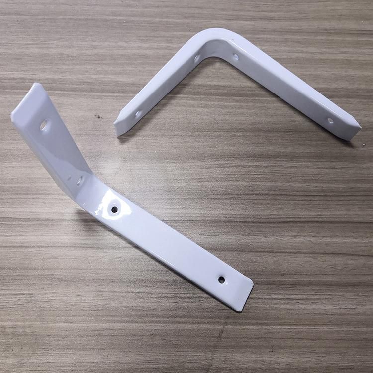 Heavy Duty Simple Design Metal Shelf Support L Shaped Wall Bracket for Hotel