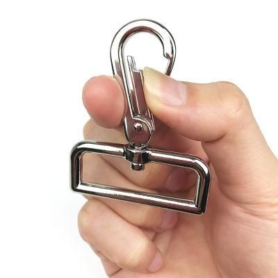 Silver Metal Dog Snap Hook Zinc Alloy Swivel Snap Hook Lobster Clasp for Dog Leash