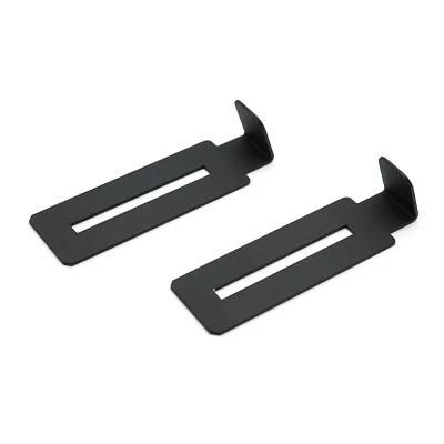 Sheet Metal L Shape Bracket Aluminum Bracket with Black Power Coating