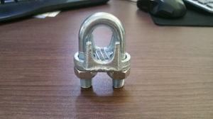 Galvanized Malleable Steel DIN 741 Wire Rope Cross Clamp/Clip