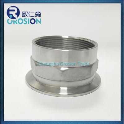 Stainless Steel Female Adapter for Hexagonal Tc Ferrule