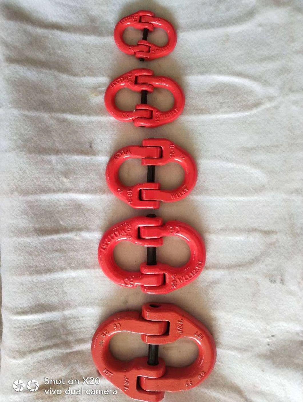 Drop Forged G80 European Type Lifting Hammerlock Coupling Connecting Link