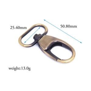 Hot Sale Stainless Steel Pet Swivel Snap Hook for Bag Accessories Dog Clips (HS6044)