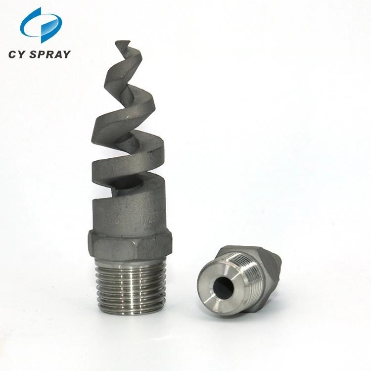 PVC or PP Full Cone Water Jet Spiral Nozzle Injector