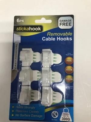 Hot-Selling Adhesive Huosehold Small Plastic Hook