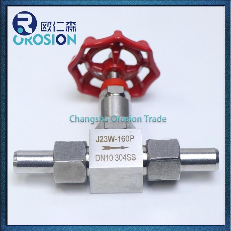 High Pressure 6000 Psi 2 Way Stainless Steel Weld Needle Valve