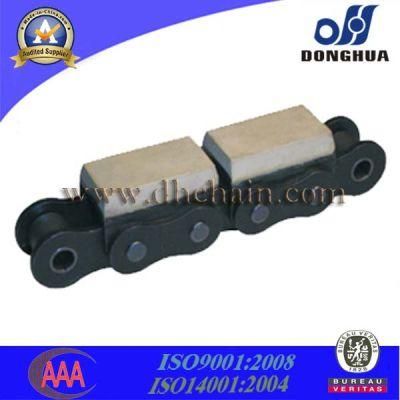 Conveyor Roller Steel Chain with Rubber Vulcanised Elastomer Profiles