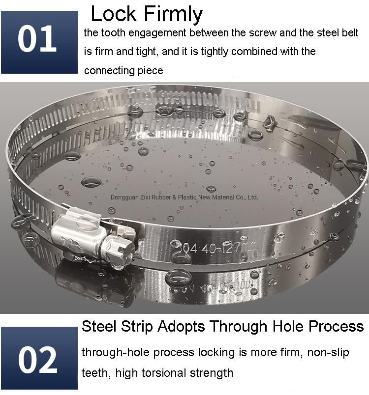 Stainless Steel Band and Bolt Flexible PVC Pipe Connectors