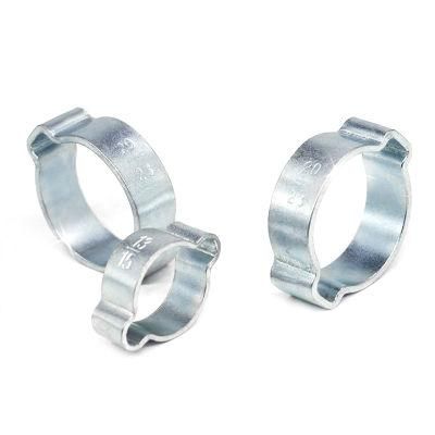 Wholesale Non-Adjustable Stainless Steel Double Ear Hose Clamp
