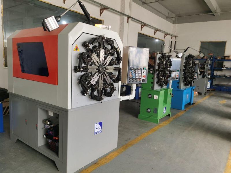 High Efficient Automatic Cam-Less Wire Rotary Spring Forming Machine