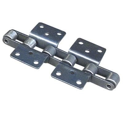 High Temperature Resistance POM PA6 Roller Stainless Steel Fv40 Fv63 Conveyor Roller Chain with Attachment