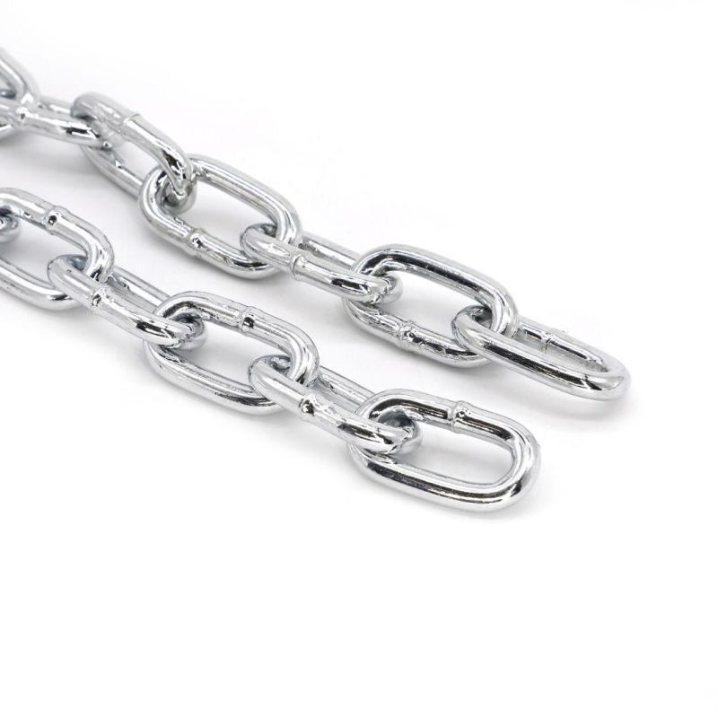 Galvanized Standard UK Type Steel Short Medium Long Link Chain