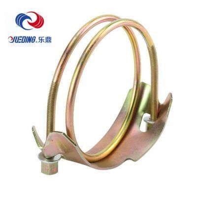 Galvanized Iron Steel Senior Tiger Type Clip Spiral Clamps Exhaust Pipe Hose Clamp