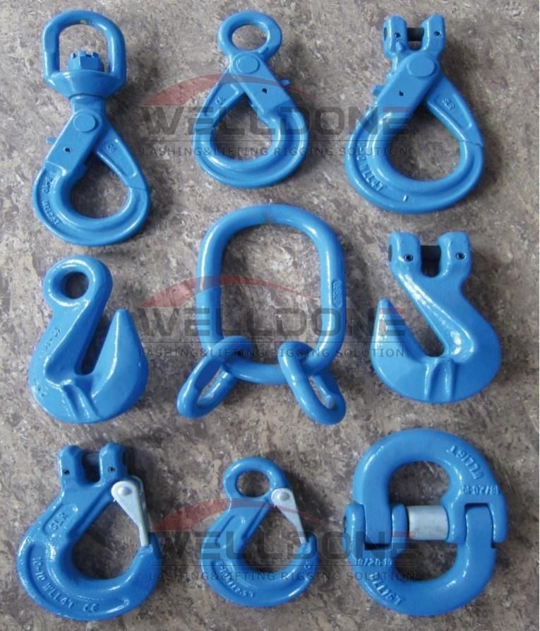 Wd 738 Hot Sale Factory G100 G80 New Type Clevis Selflock Hook for Lifting Chain Slings