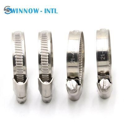 W2 Stainless Steel Germany Type Style Hose Pipe Clamp