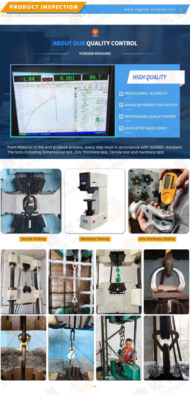 Type Lever Load Binders China Rigging Hardware Chain Type Lever Load Binders with Hooks