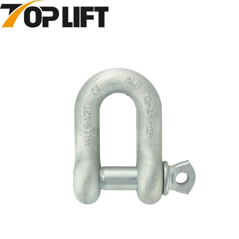 China Factory High Performance Stainless Steel Plate Bow Shackle