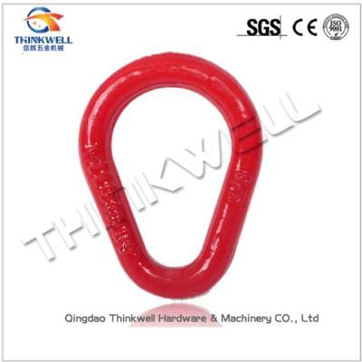 Factory Price Forging Red Painted Pear Shaped Sling Weldless Ring