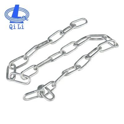 Ordinary Mild Hot DIP Galvanized Medium Iron Link Chain