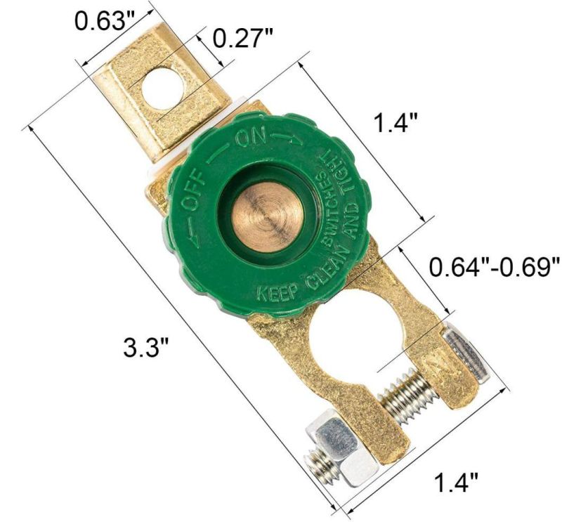 Battery Disconnect Switch Battery Terminal for Boat Car Truck RV