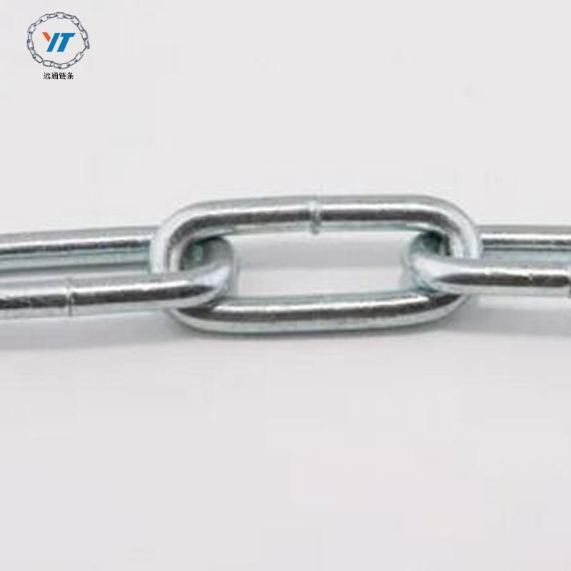 Welded Zinc Plated DIN5685c Long Link Chain