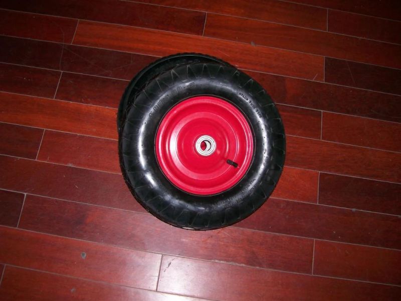 Durable Heat Resisting High Load Capacity Pneumatic Rubber Wheel (4.00-8)