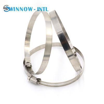 Wholesale Custom Sizes Worm Drive Metal Hose Clamp Supplier