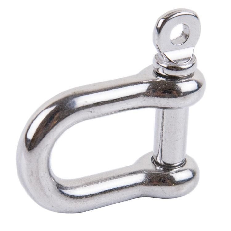 Forged Stainless Steel Screw Pin Anchor Shackles D Link Shackle