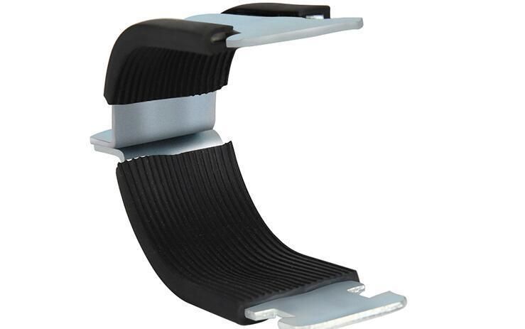 C Shape Carbon Steel Zinc Plated Rubber Pipe Clamp