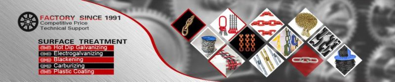Butt Flash Welding High Breaking Load Blackening Lifting Link Chain