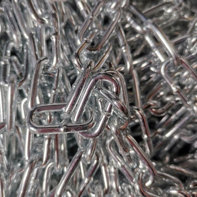 Plated Q235 Welded Long Link Chain