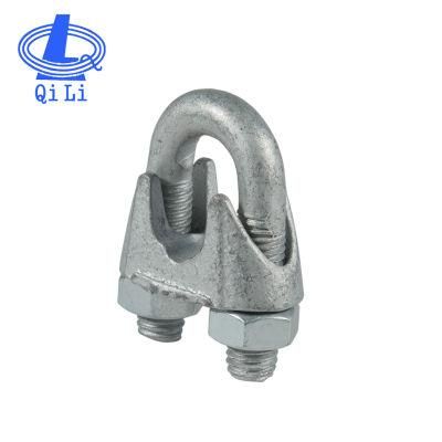 Electro Galvanized DIN741 Malleable Wire Rope Clamp