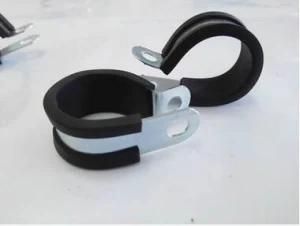 China Qingfang Fixing Black Strip Rubber Clamp / P Clip