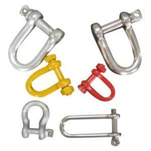 European Type Galvanized Large Bow Shackle Manufacturer China Bow Shackle