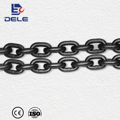 Dele 5mm*15mm Industry G80 Black Stainless Steel Chains