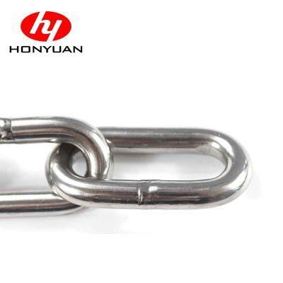 Stainless Steel 316/304 DIN764 Long Chain Link &amp; Short Link Chain