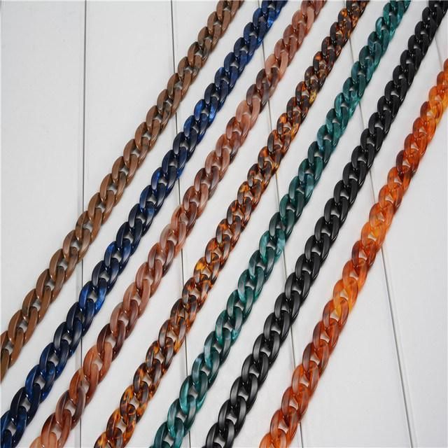 Wholesale Custom Design Handbag Plastic Chain for Bag Traffic Chain