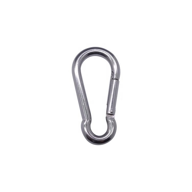 Stainless Steel Spring Snap Hook Carabiner Link Buckle Pack Grade Heavy Duty Quick Link