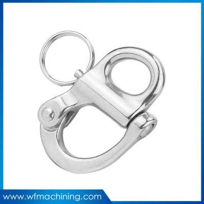 Stainless Steel 316 70mm Eye Swivel Snap Shackle