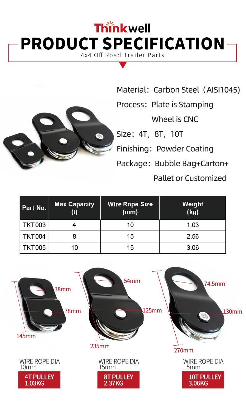 Custom Forged Snatch Block
