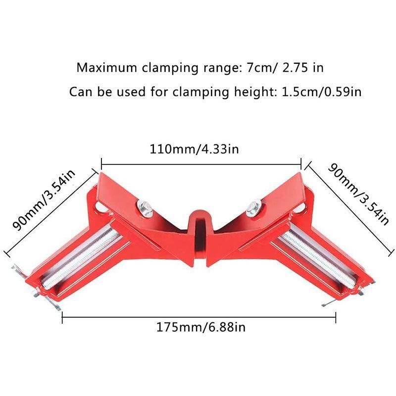 DIY Woodworking Hand Tools Right Angle 90 Degrees Corner Clamp
